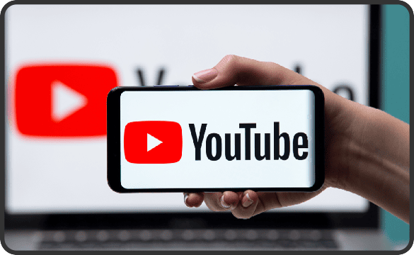 YouTube营销推广示意图，展示外贸企业通过YouTube视频运营提升品牌曝光和海外流量