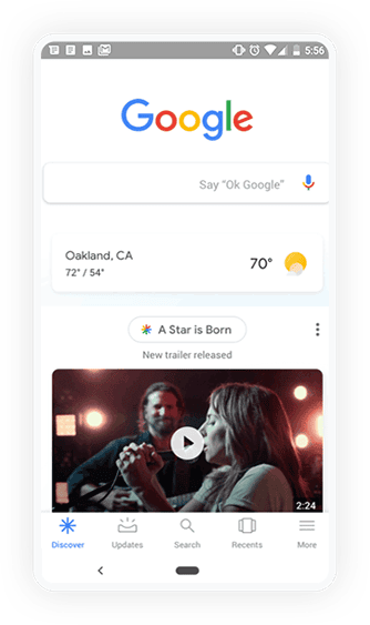 Google展示广告示意图，展示海外网站中的展示广告位置