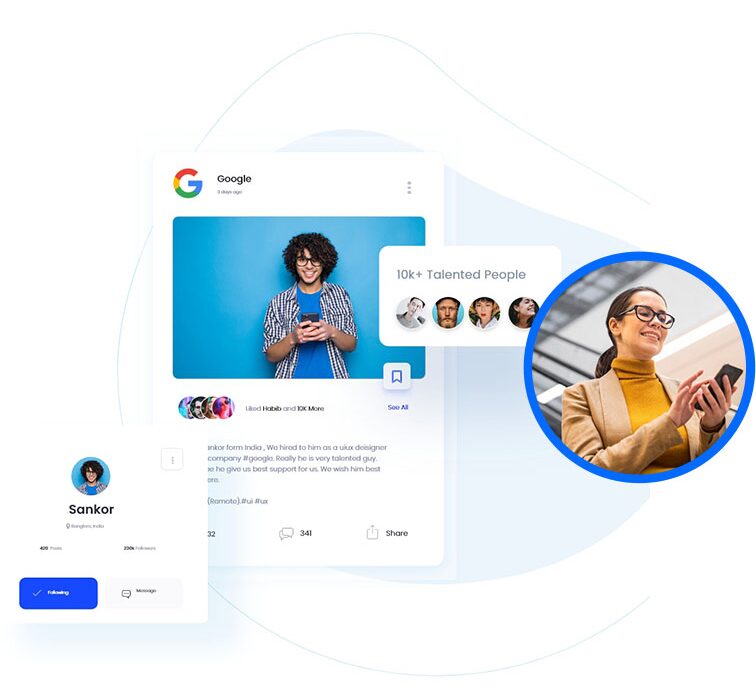 Google Pmax效果最大化广告示意图，展示外贸企业通过Google Ads多渠道触达海外客户、提升品牌曝光和询盘转化