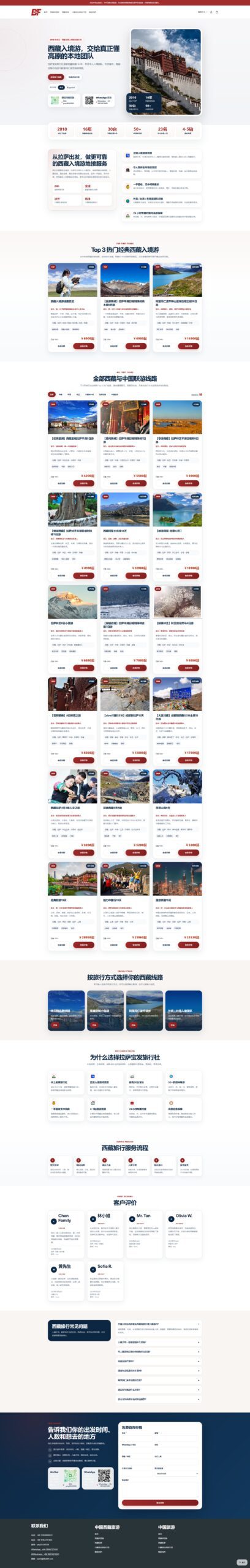 电脑端网站效果长图